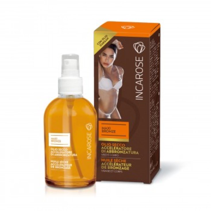 Incarose Olio Secco Acceleratore Di Abbronzatura Viso E Corpo 125ml