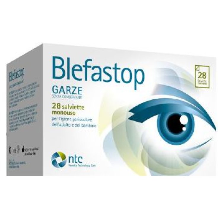 NTC Blefastop Garza Cotone Monouso 28 Pezzi