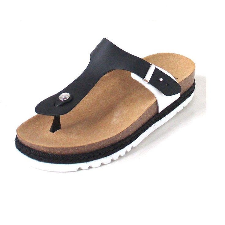 Scholl Boa Vista Up Infradito Donna Colore Bianco/Nero Taglia 40