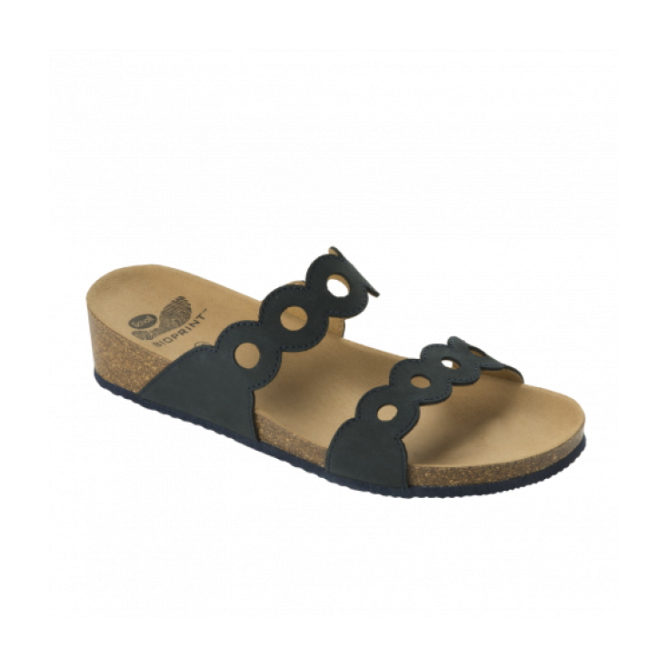 Scholl Odelia Sandalo Donna Plantare Bioprint Colore Blu Navy Misura 36