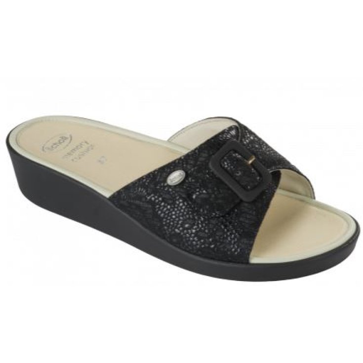 Scholl Mango Ciabatta Donna Memory Cushion Nero Misura 37