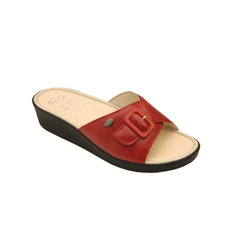 Scholl Mango Ciabatta In Tessuto Sintetico Colore Rosso Num. 39