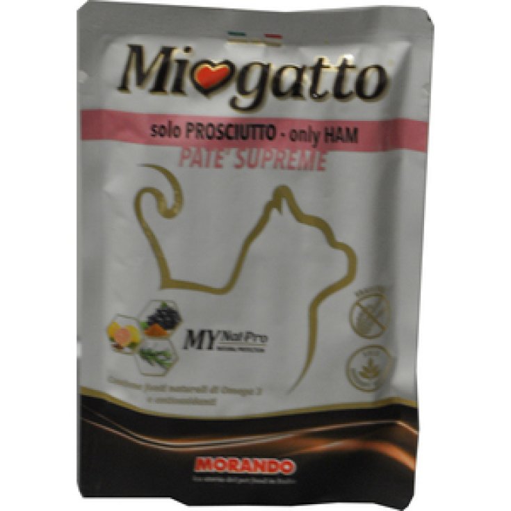 Morando Miogatto Pat&egrave; Supreme Solo Prosciutto Monodose 85g
