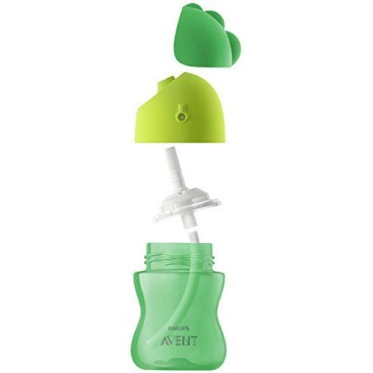 Philips Avent Tazza Con Cannuccia Curva Per Bambini 12M+ 300ml