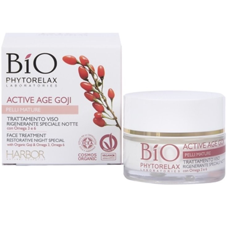 Bio Phytorelax Active Age Goji Trattamento Notte Viso 50ml