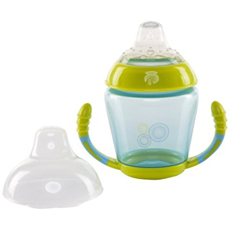 Nuvita Tazza con Beccuccio in Silicone e Manico Verde