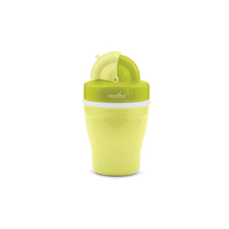 Nuvita Tazza Con Cannuccia E Doppio Isolamento Termico Colore Verde 1 Pezzo