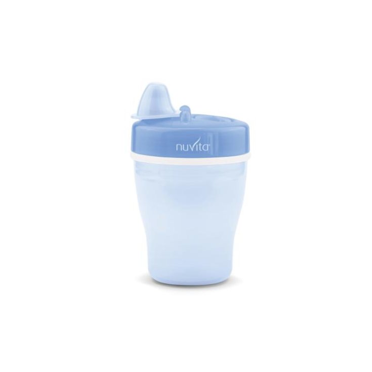 Nuvita Tazza Con Doppio Isolamento Termico E Beccuccio Rigido Colore Blu 1 Pezzo