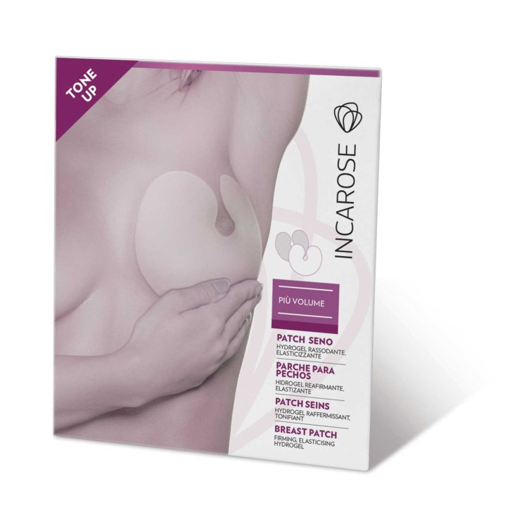 IncaRose Pi&ugrave; Volume Patch Seno Hydrogel Rassodante Elasticizzante 2 Pezzi Monouso
