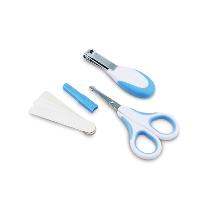 Nuvita Baby Kit Unghie Colore Blu