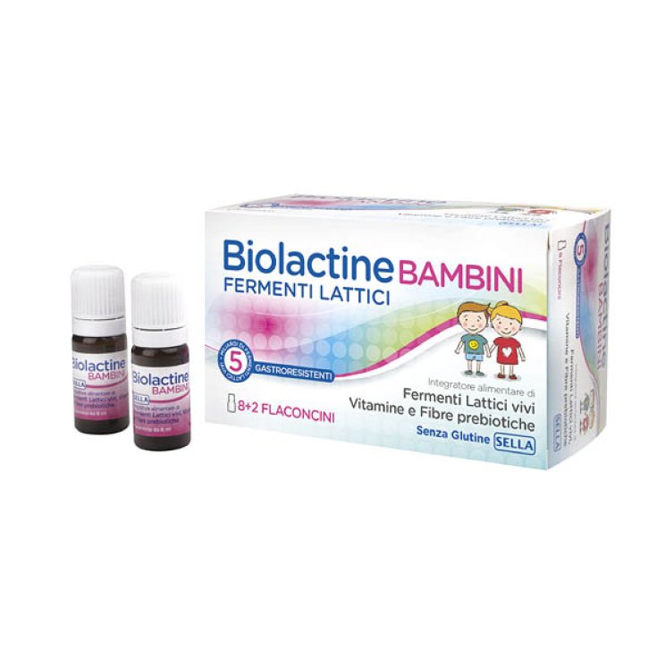 Sella Biolactine Bambini Fermenti Lattici 10 Flaconcini Da 8ml