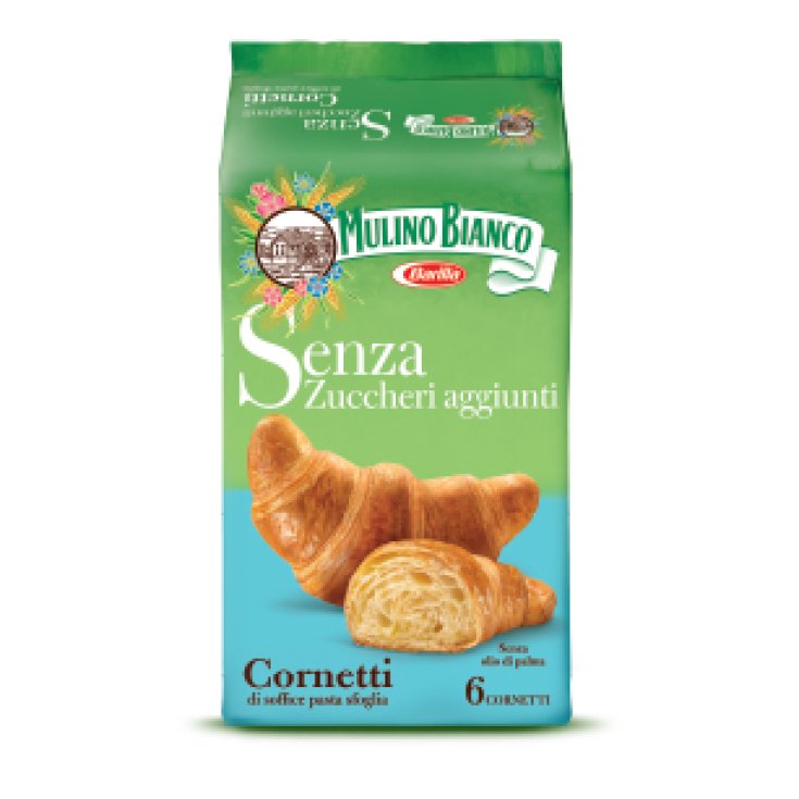 Barilla Mulino Bianco Cornetti Senza Zuccheri Aggiunti 6 Pezzi