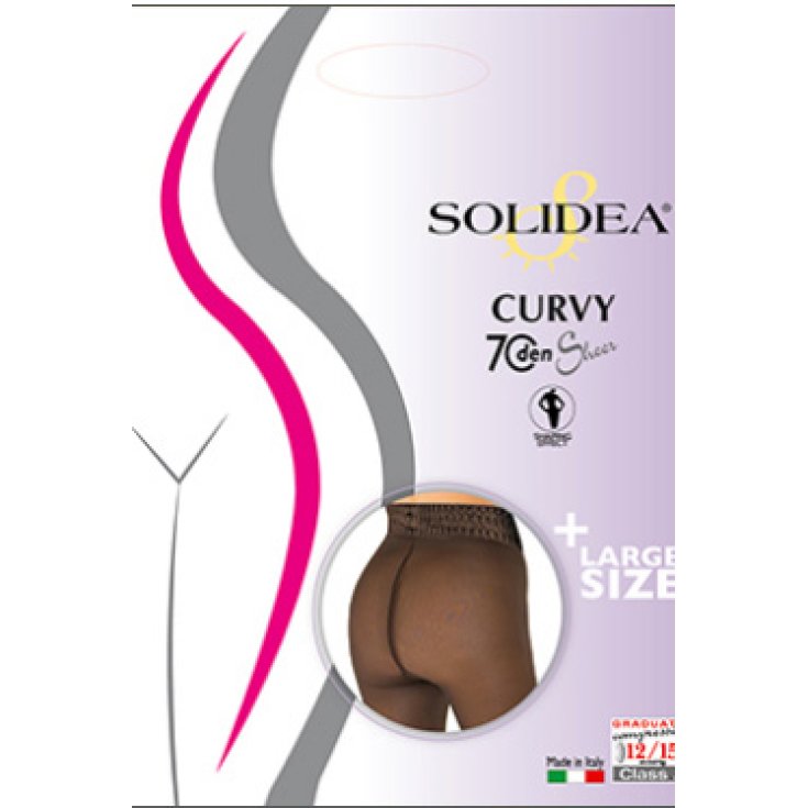 Solidea Curvy 70 Sheer Colore X030 Blu Navy Taglia 3 ML/XL