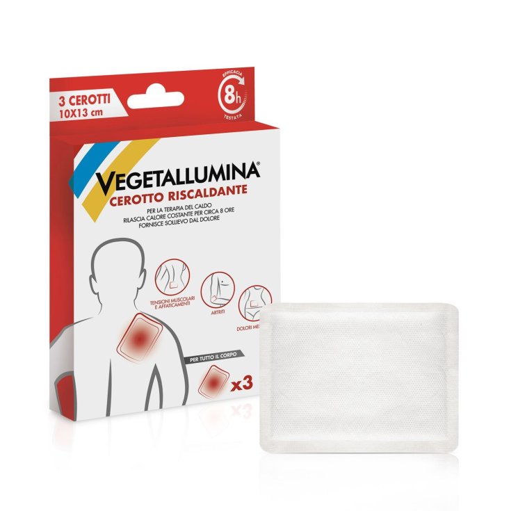 Vegetallumina&reg; Cerotto Riscaldante Per La Terapia Del Caldo 3 Cerotti