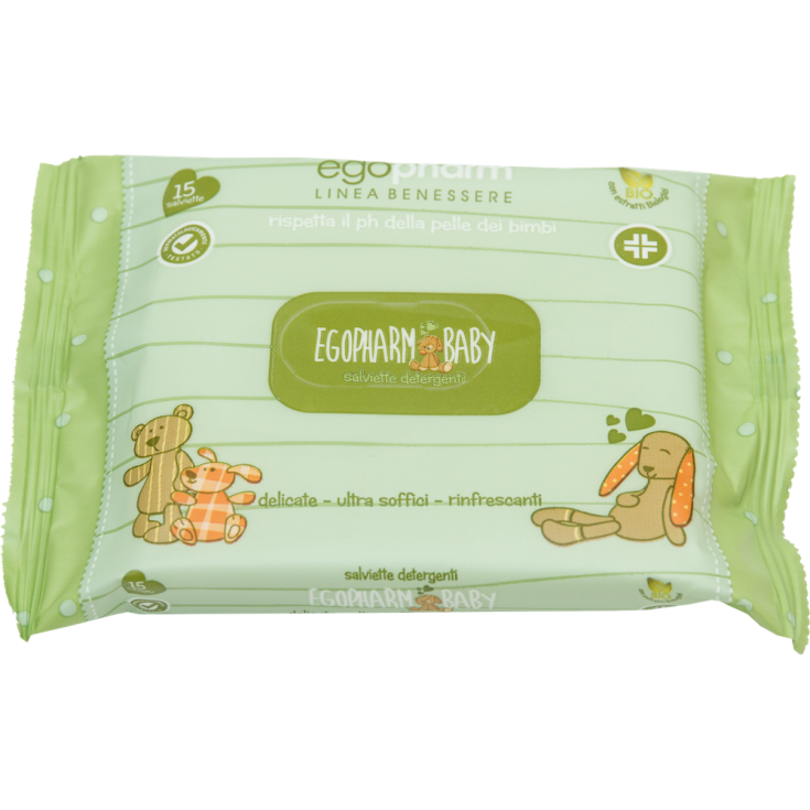 Egopharm Linea Benessere Egopharm Baby Salviette Detergenti Con Estratti Biologici 72 Pezzi