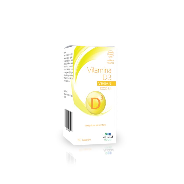 Algem Natura Vitamina D3 1000 Ui Integratore Alimentare 60 Compresse