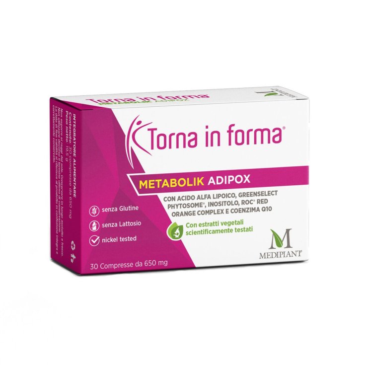 Metabolik Adipox Integratore Alimentare 30 Capsule