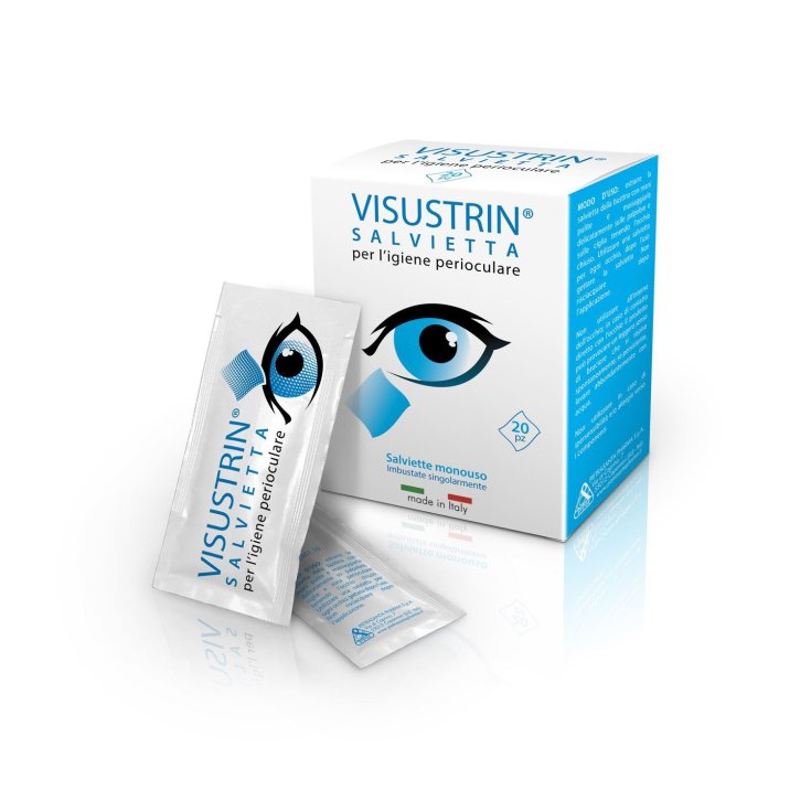 Visustrin&reg; Salvietta Per L'igiene Perioculare 20 Pezzi