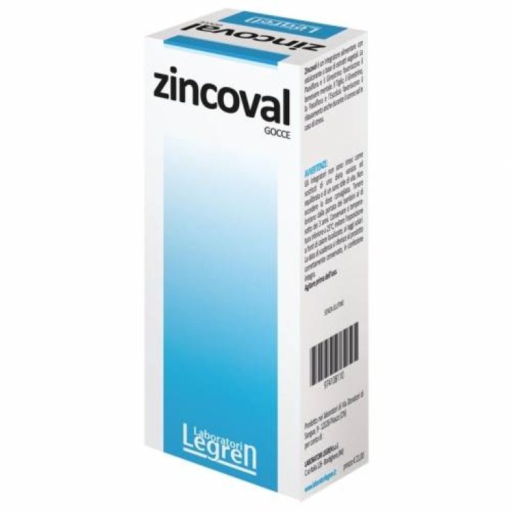Laboratori Legren Zincoval Integratore Alimentare 50ml