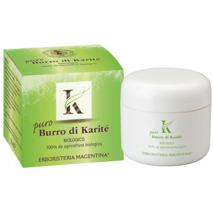 Erboristeria Magentina Puro Burro Di Karit&eacute; Emolliente Lenitivo Biologico 50ml