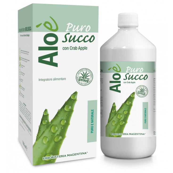 Erboristeria Magentina Alo&egrave; Puro Succo Integratore Alimentare 1l