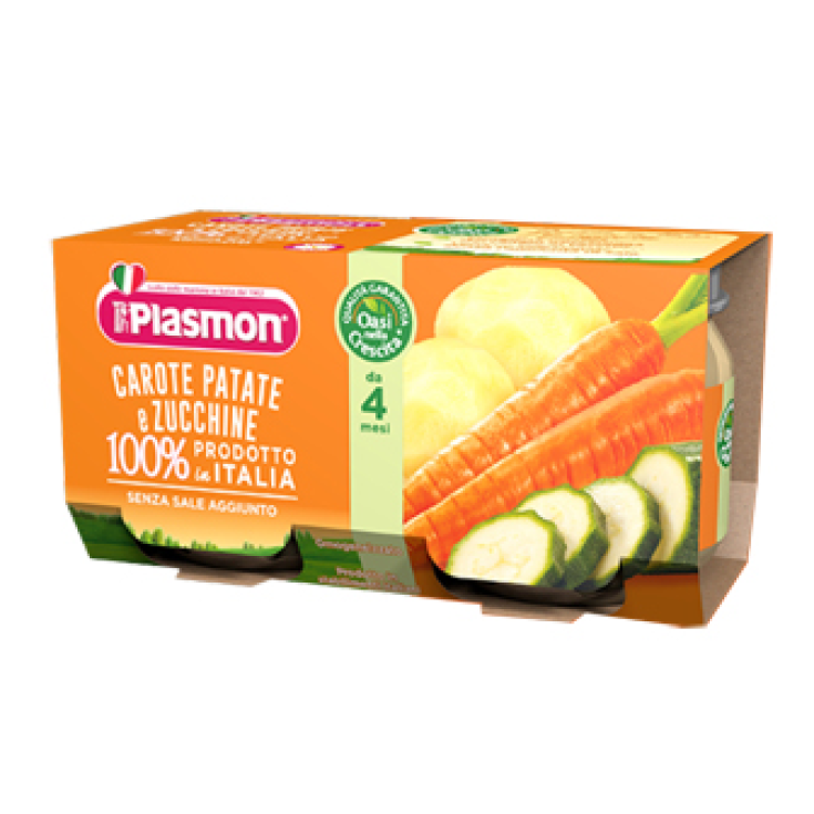 Plasmon Omogeneizzato Con Carote Patate E Zucchine 4x80g
