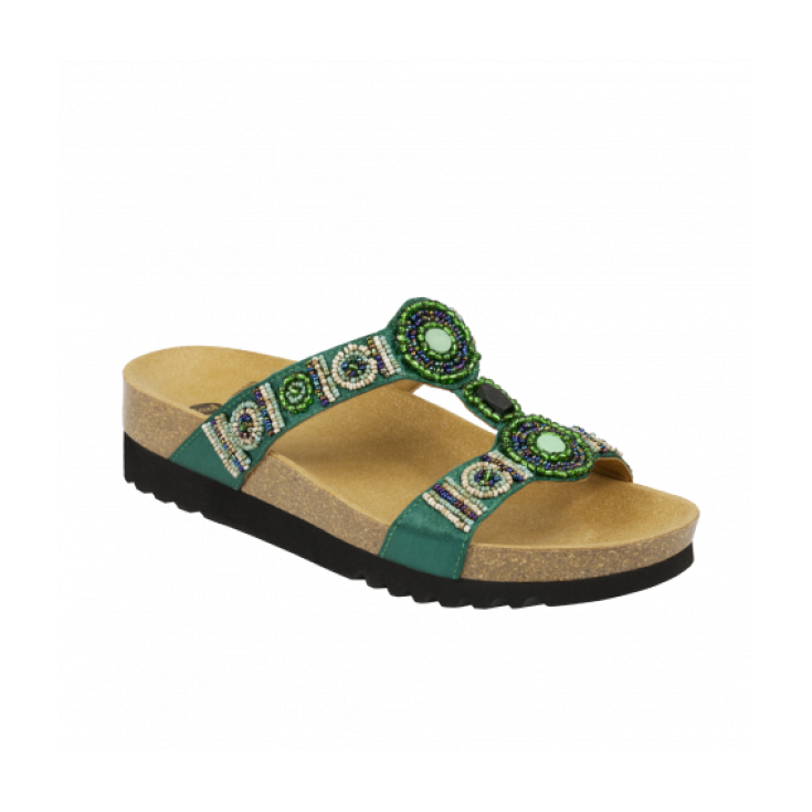 Scholl New Bogot&agrave; Wedge Calzatura Colore Emerald Numero 36