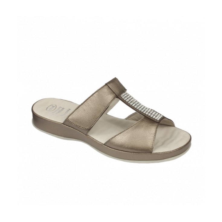 Dr Scholl Zelma Pea Leath Ciabatta In Pelle Donna Colore Brown Misura 37