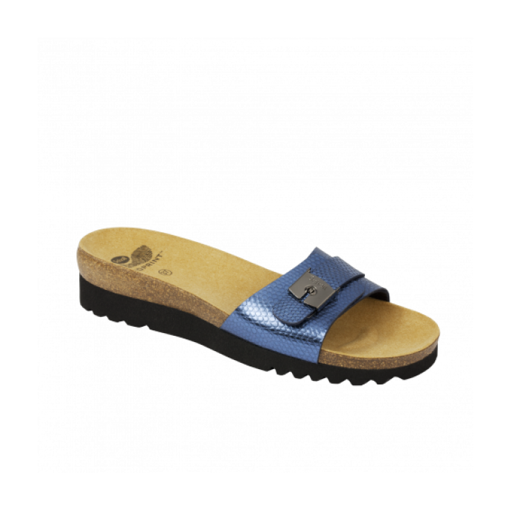 Scholl Ginni Calzatura In Simil Pelle Colore Blu Numero 38