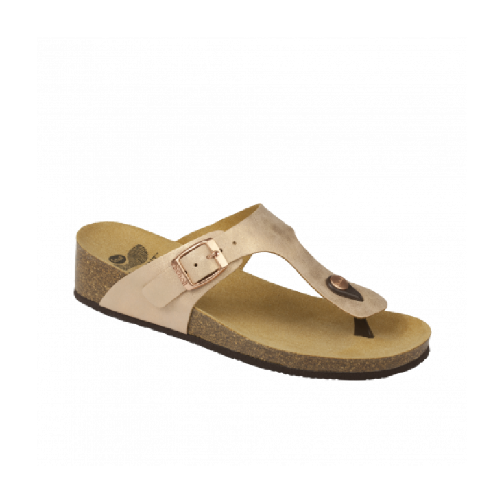 Scholl Gandia Infradito Donna Plantare Bioprint Colore Bronzo Taglia 41