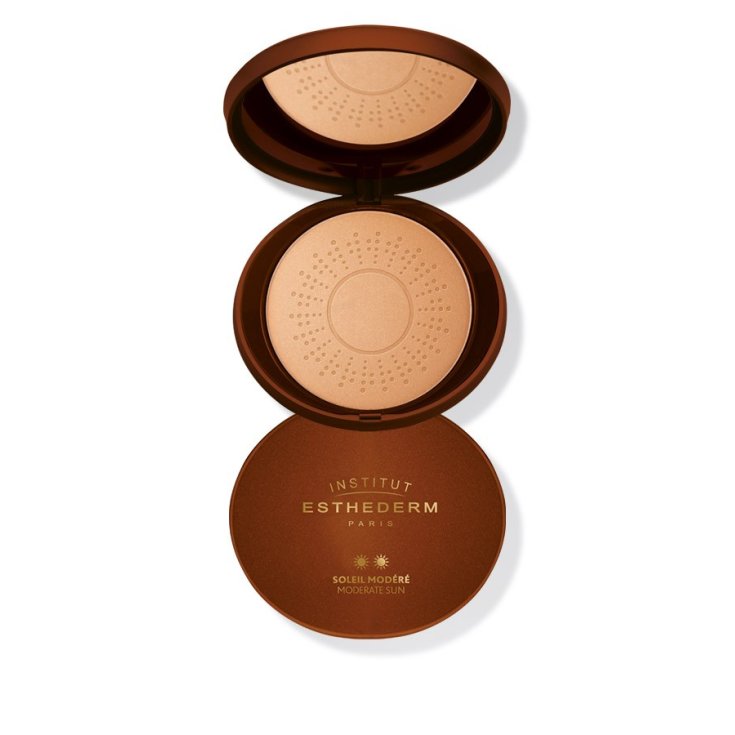 Institut Esthederm Poudre Ensoleillante Protectrice Soleil Moder&eacute; 15g