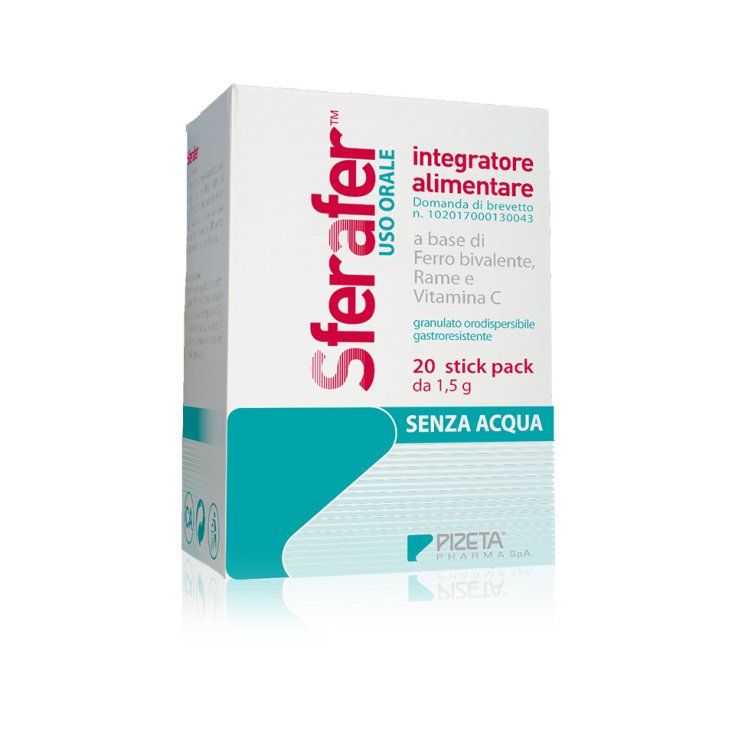 Pizeta Sferafer Integratore Alimentare 20 Stick
