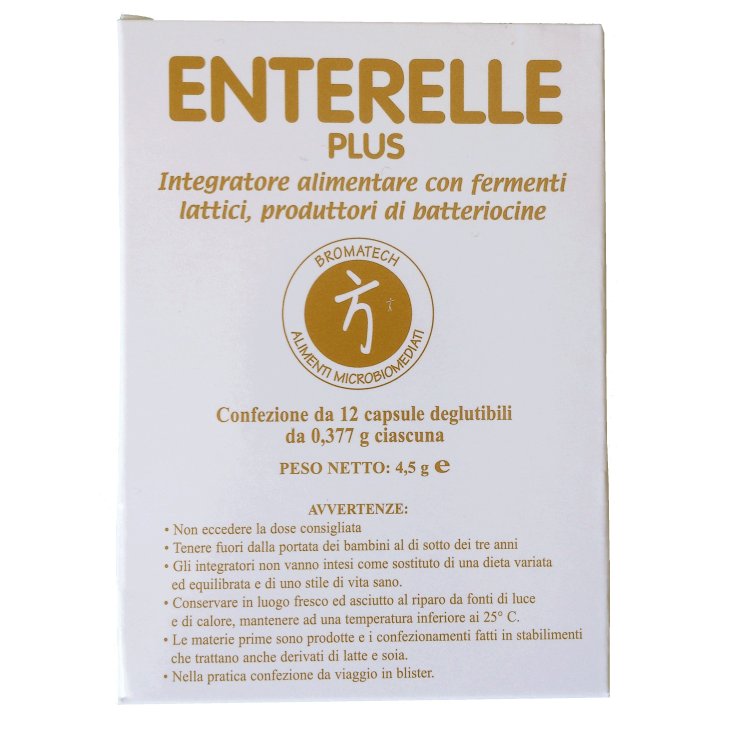 Enterelle Bromatech Plus Integratore Alimentare 12 Capsule Enterelle Bromatech Plus Integratore Alimentare 12 Capsule