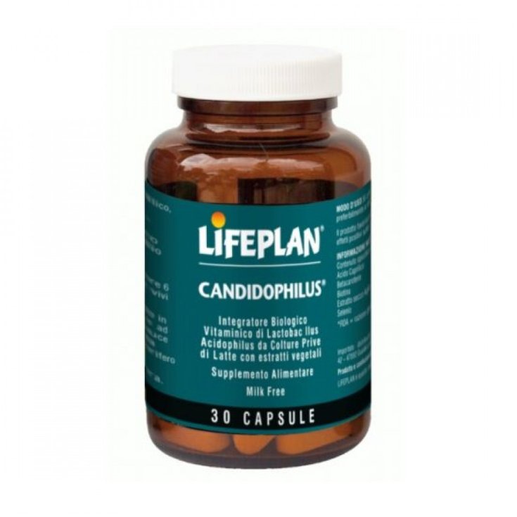 Lifeplan Candidophilus Senza Glutine Equilibrio Della Flora Intestinale 30 Capsule