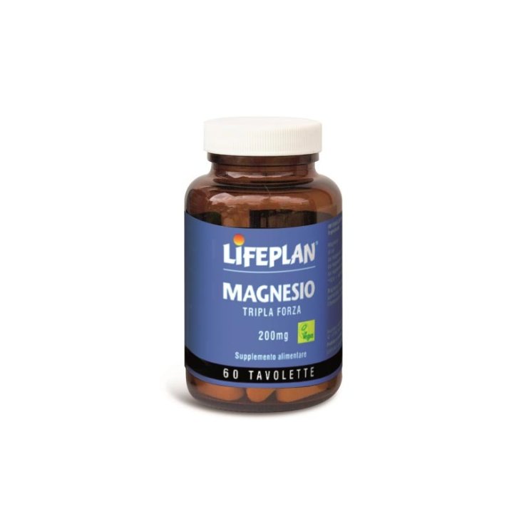 Lifeplan Products Magnesio Tripla Forza Integratore Alimentare 60 Tavolette