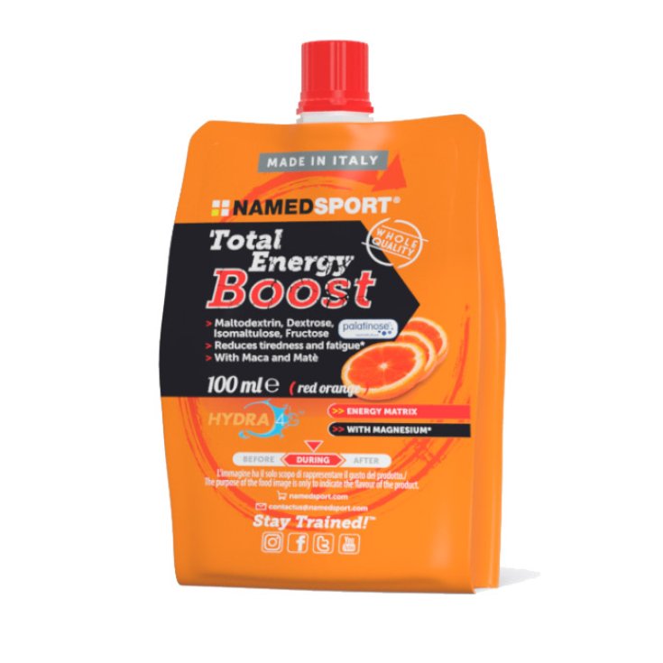 Named Sport Total Energy Boost Red Orange 100ml