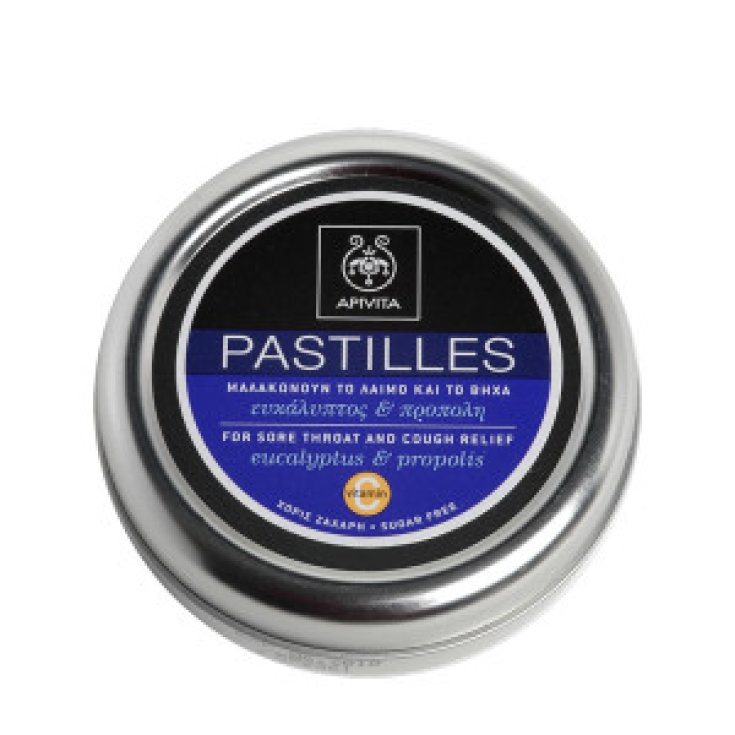Apivita Pastiglie per Mal di Gola e Tosse con Eucalipto e Propoli 45g