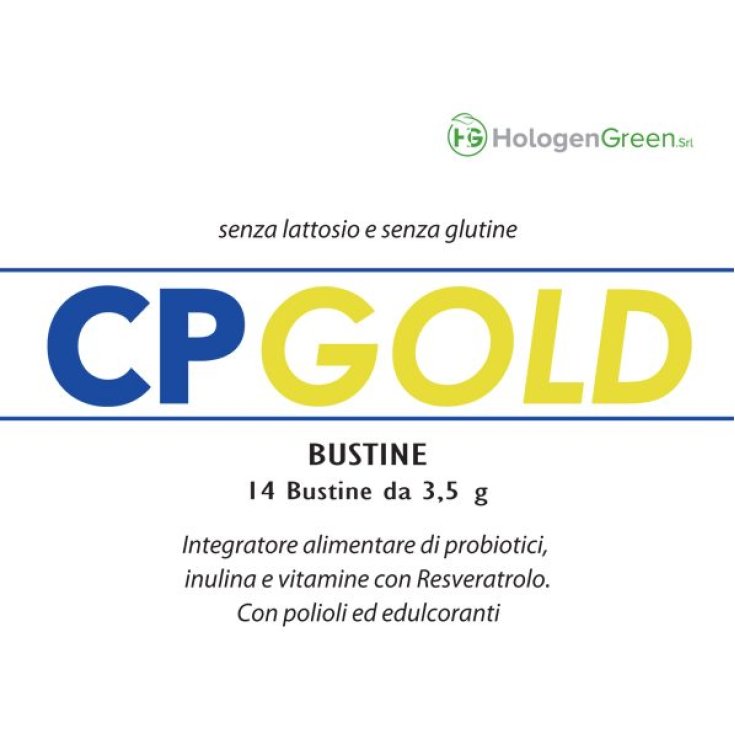 Hologengreen CP Gold Integratore Alimentare Senza Glutine 14 Bustine