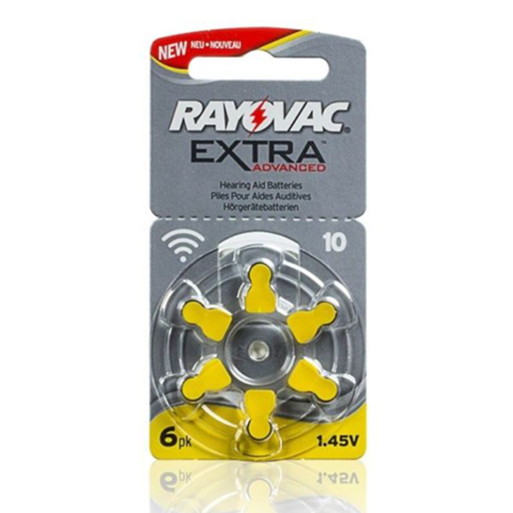 Rayovac Blister Batterie Zinco Aria Per Modello 10 6 Pezzi