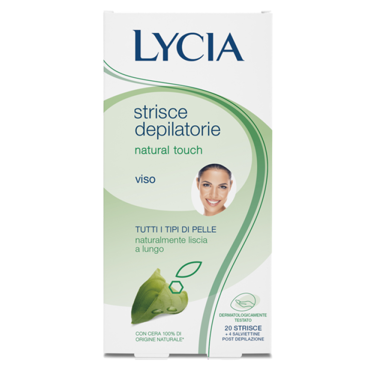 Lycia Strisce Depilatorie Viso Natural Touch 12 Pezzi