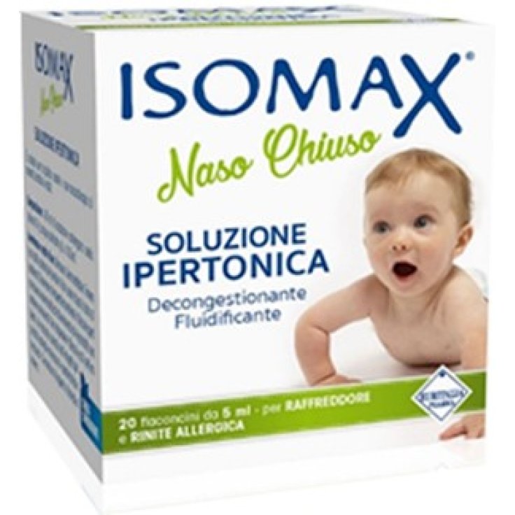 Euritalia Pharma Isomax Naso Chiuso Soluzione Ipertonica 20 Flaconcini da 0,5ml