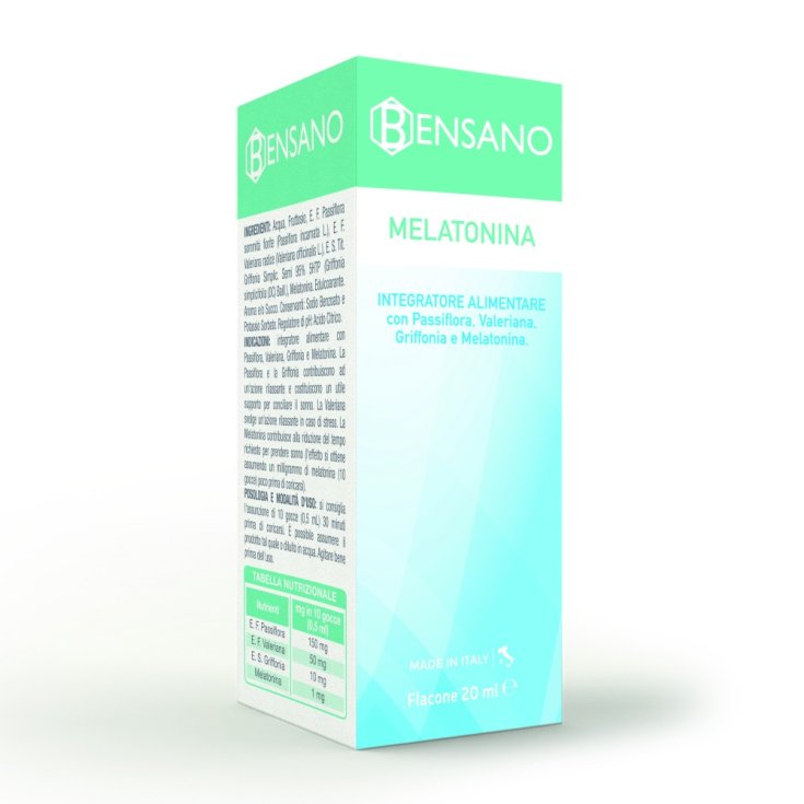 Bensano Melatonina Integratore Alimentare 20ml Bensano Melatonina Integratore Alimentare 20ml