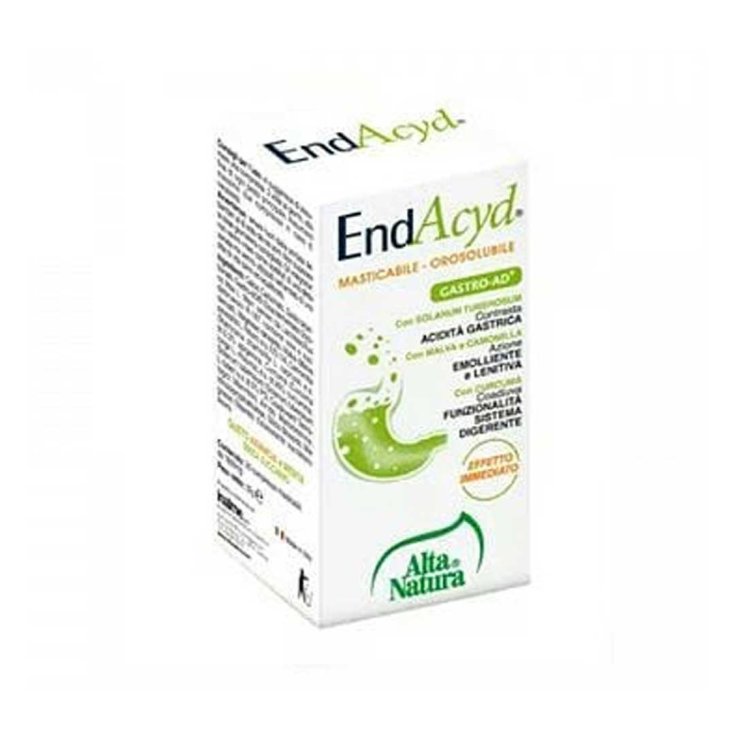 Altanatura EndAcyd Integratore Alimentare 20 Compresse Masticabili