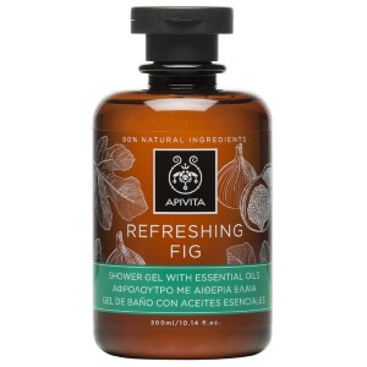 Apivita Refreshing Fig Gel Doccia Rinfrescante con Oli Essenziali 300ml