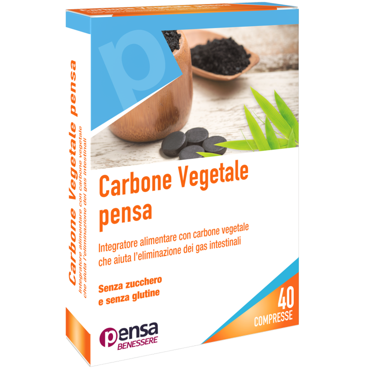 Pensa Pharma Carbone Vegetale Pensa Integratore Alimentare 40 Compresse