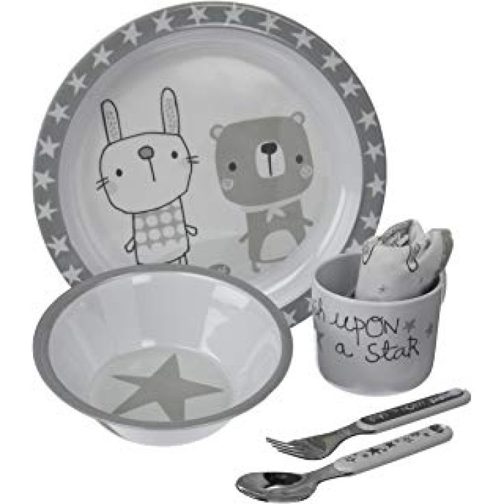 Jane' Sa  Set Di Stoviglie Star Per Microonde Multicolore