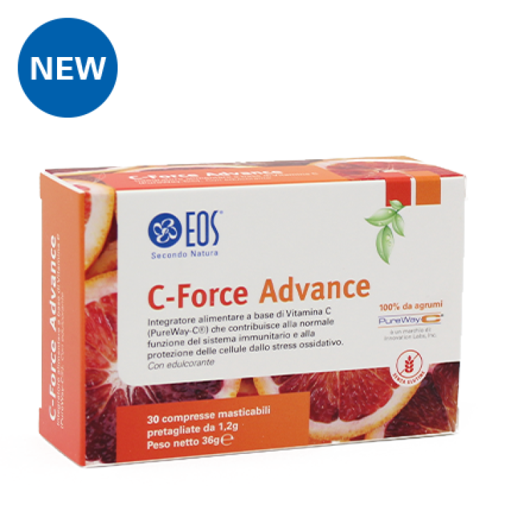 Eos C-Force Advance Integratore Alimentare 30 Compresse Masticabili