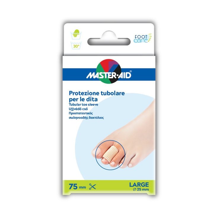 Master-Aid&reg; Foot Care Protezione Tubolare Per Le Dita Taglia Large 2 Pezzi