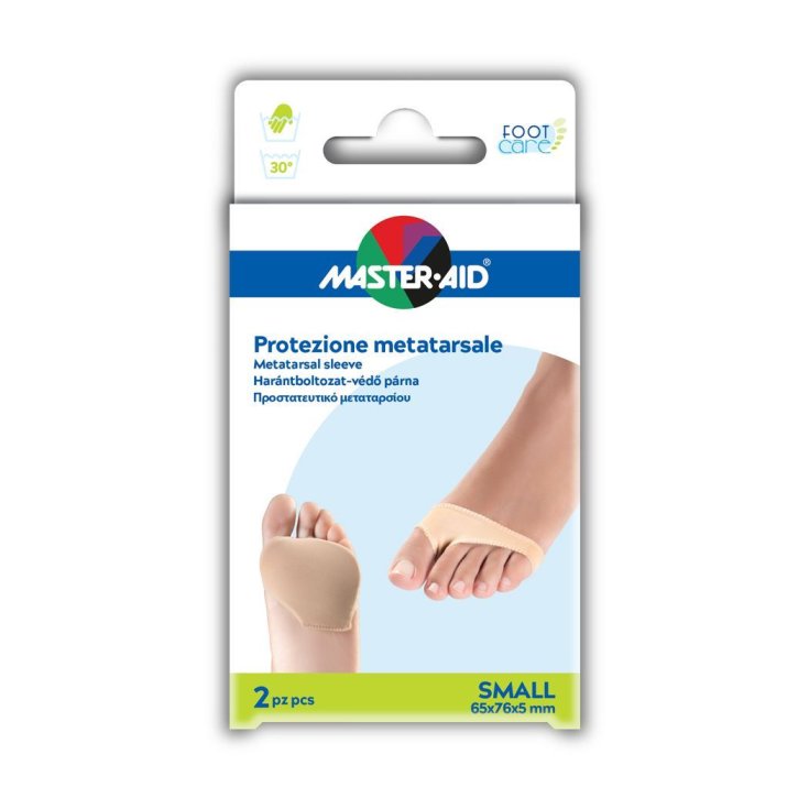Master-Aid&reg; Foot Care Protezione Metatarsale In Gel E Tessuto Taglia Small 2 Pezzi