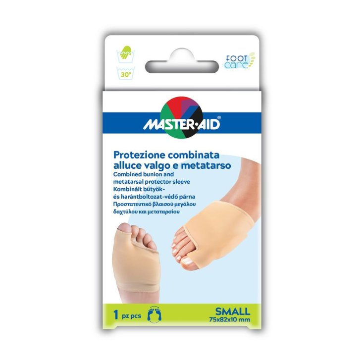 Master-Aid&reg; Foot Care Protezione Combinata Alluce Valgo E Metatarso Misura Small 1 Pezzo
